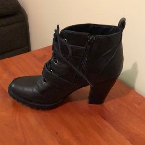 Madden Girl black boots.